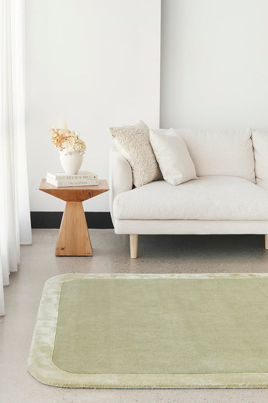 Hand-Tufted NZ Wool & Viscose Sage Rug