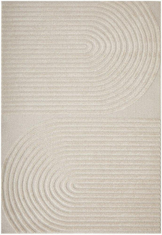 CONTEMPORARY PLAIN & TEXTURED ABBEY BEIGE RUG