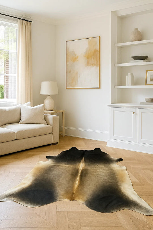 PREMIUM BRAZILIAN NATURAL COWHIDE 220X170 CM