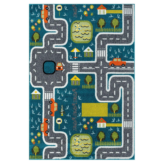 Kids Rugs 574 Blue