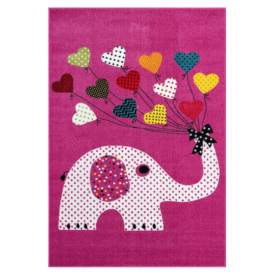 Kids Rugs 576 Pink