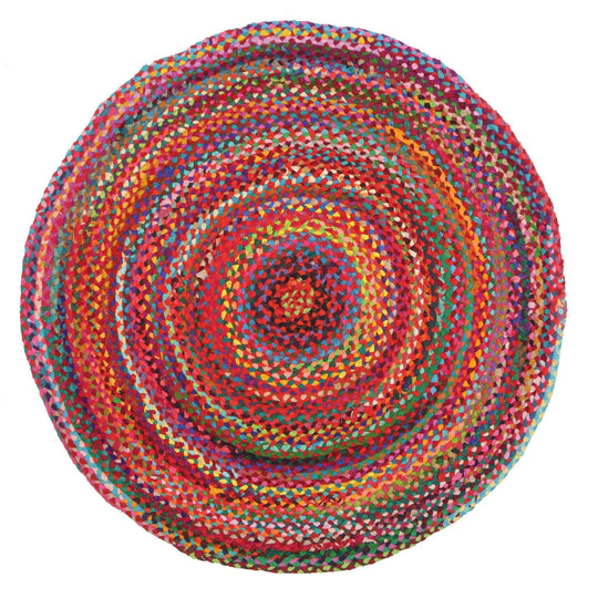 Atrium Chandra Braided Cotton Rug Multi