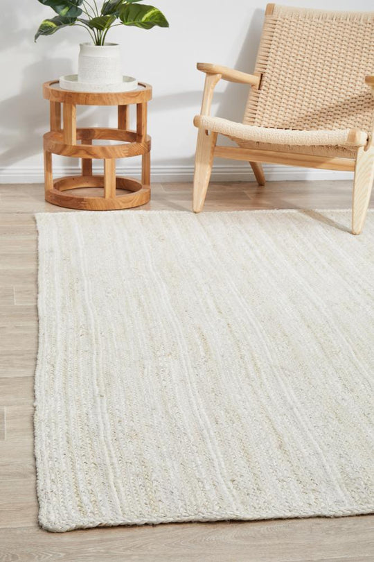 Mumbai White Rug