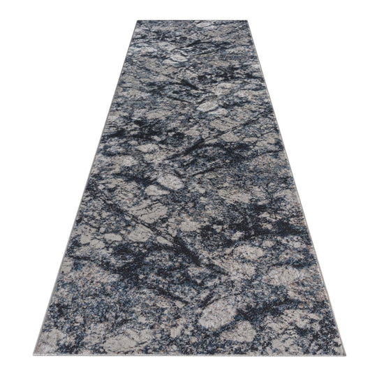 Akira Modern 141 Grey Hallway Runner
