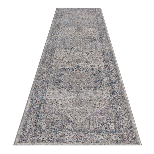 Akira Modern 676 Grey Hallway Runner