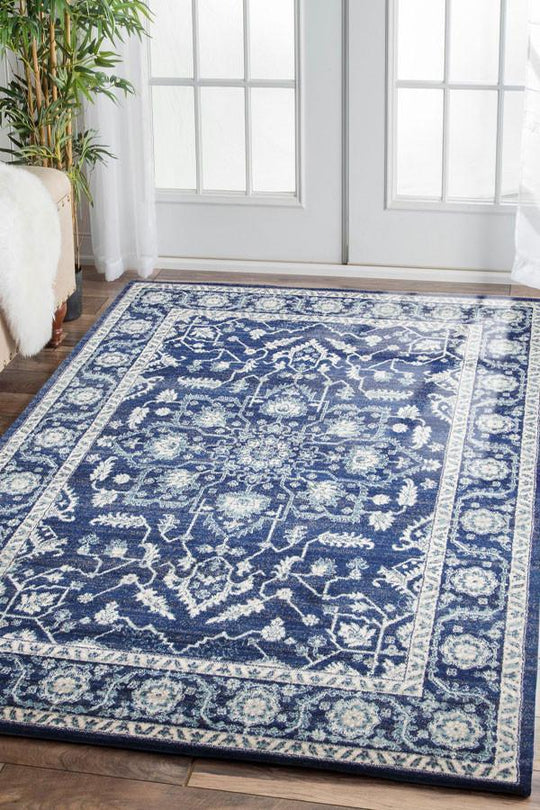 Esme Release Navy Transitional Rug