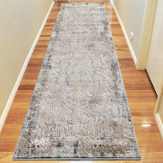 Kira 433 Grey Hallway Runner