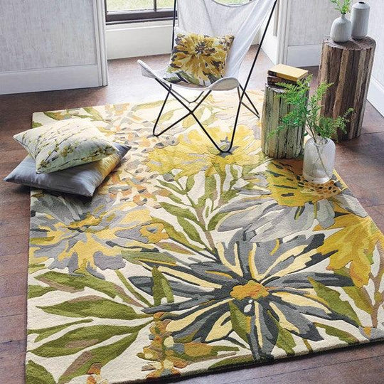 FLOREALE RUGS 44906 IN MAIZE BY HARLEQUIN