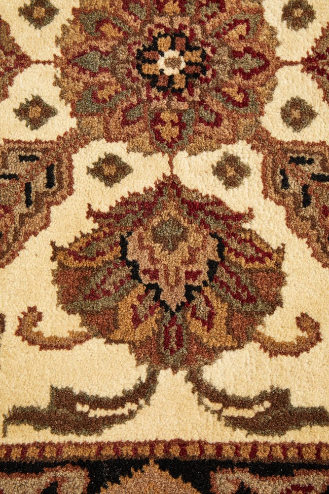 Hand Knotted Indian Jaypur Rug 476X77CM