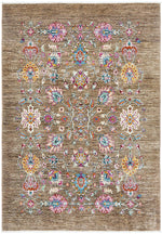 Hand Knotted Pure Wool Afghan - 230x160cm