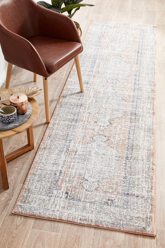 Aegina Peach Runner Rug