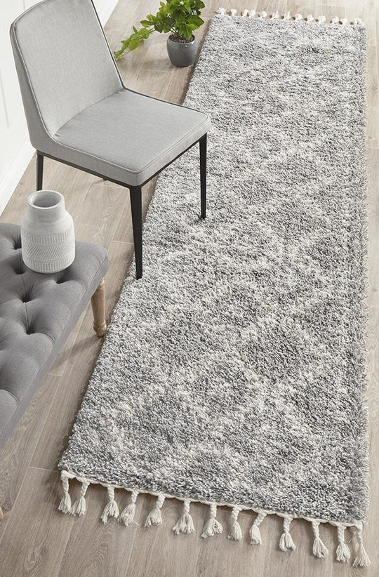 Jesper Bohemian-Style Pink Runner Rug
