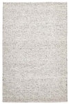 Hand Made  Felted Wool Rug Grey Natural