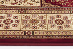 Sydney Traditional Panel Pattern Rug Burgundy - aladdinrugs - 3