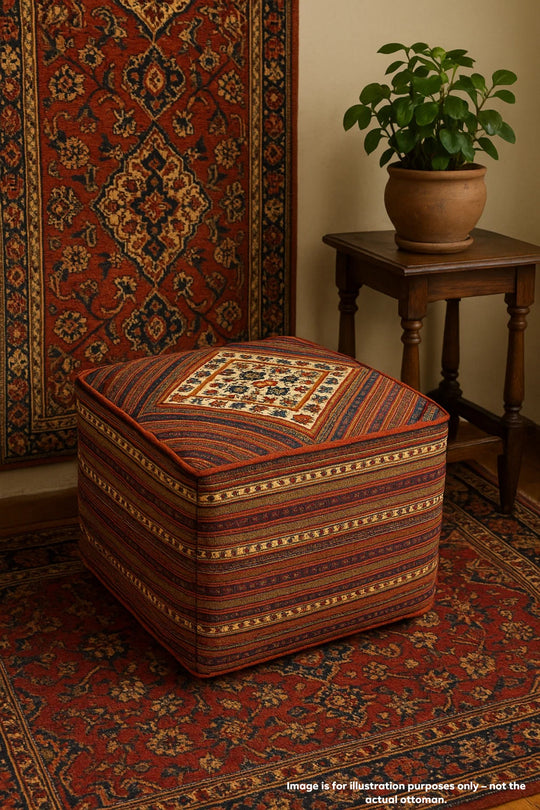 Persian Rug Ottoman