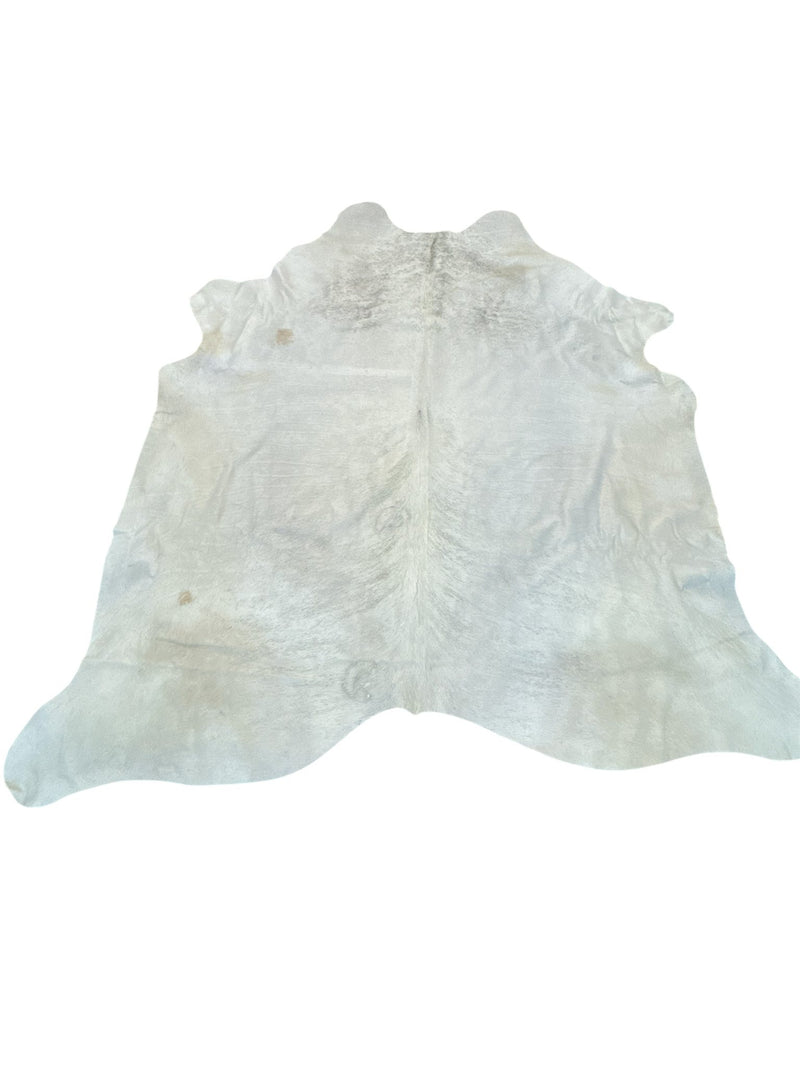 Exquisite Natural Cow Hide White