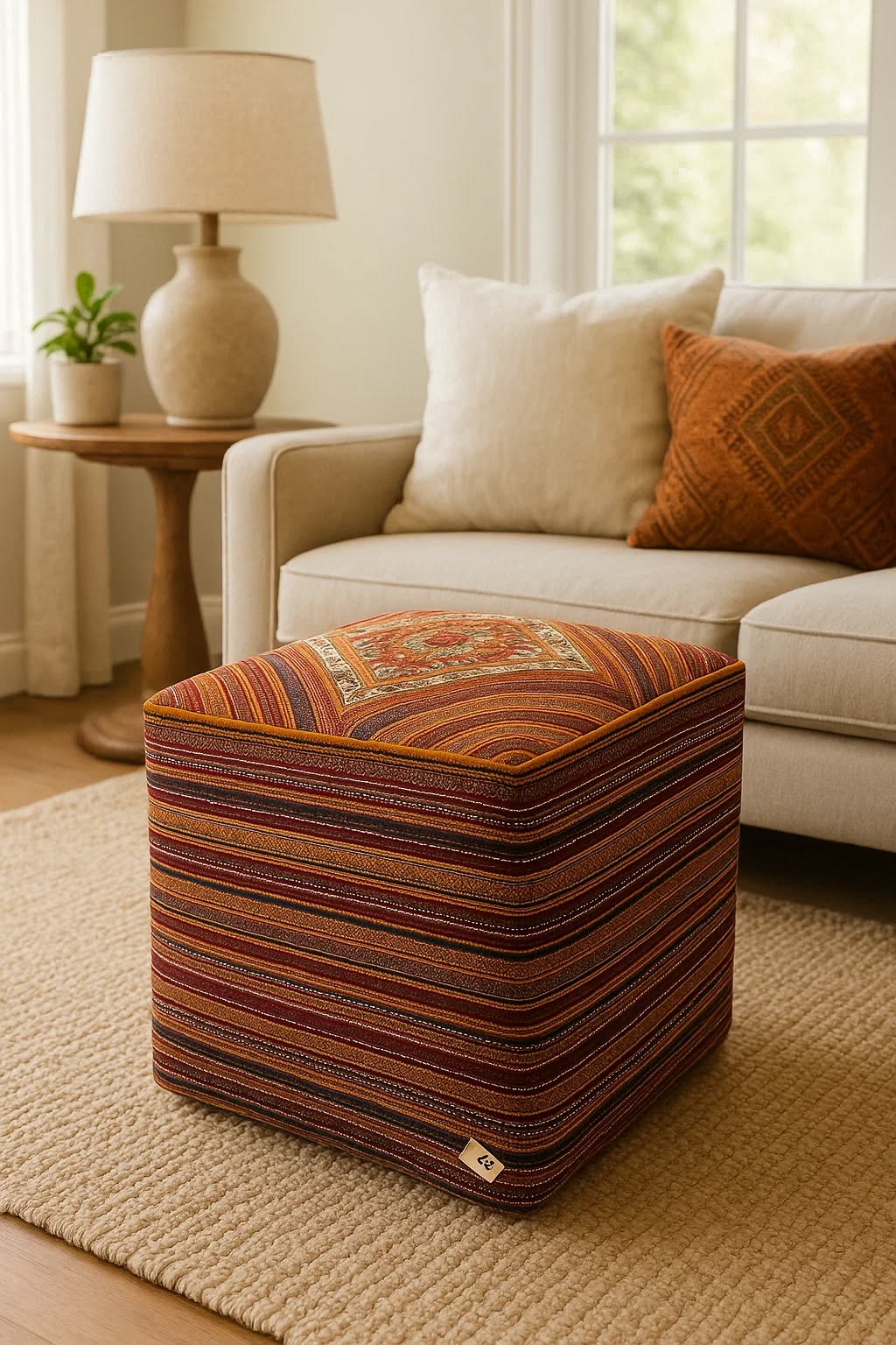 Persian Rug Ottoman
