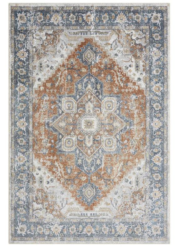 Emma Machine Washable Transitional Aqua 370