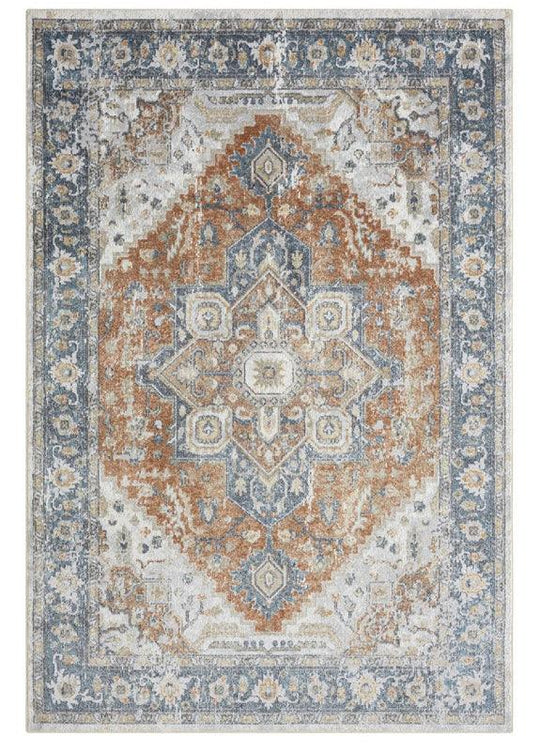 Emma Machine Washable Transitional Aqua 370