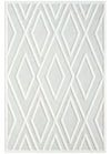 Power loomed Tina Modern 418 Frost Rug