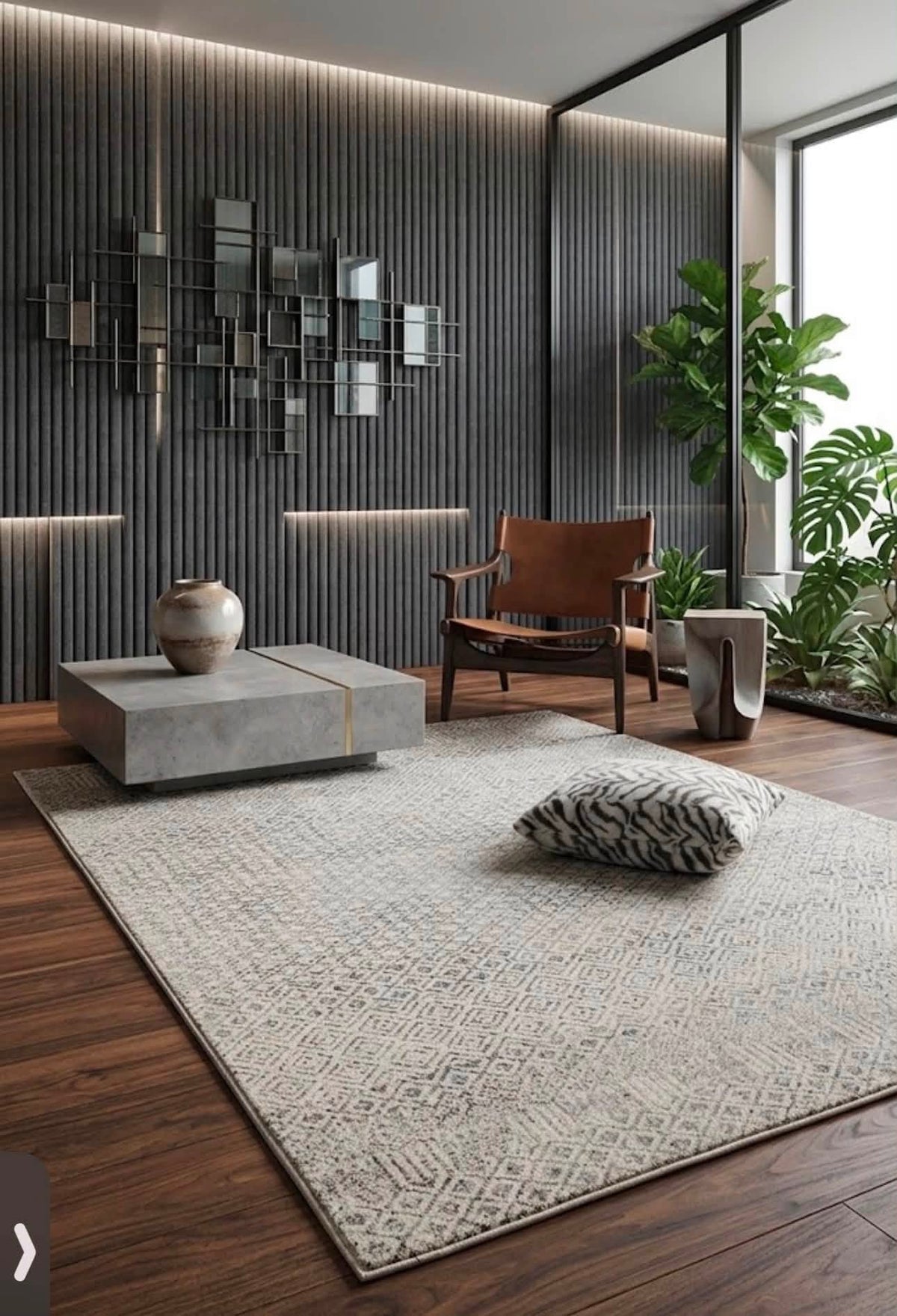 Esme Diamond Grey Transitional Rug