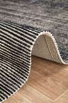 Kiya  Hand Loomed Black Rug