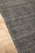 Kiya  Hand Loomed Black Rug