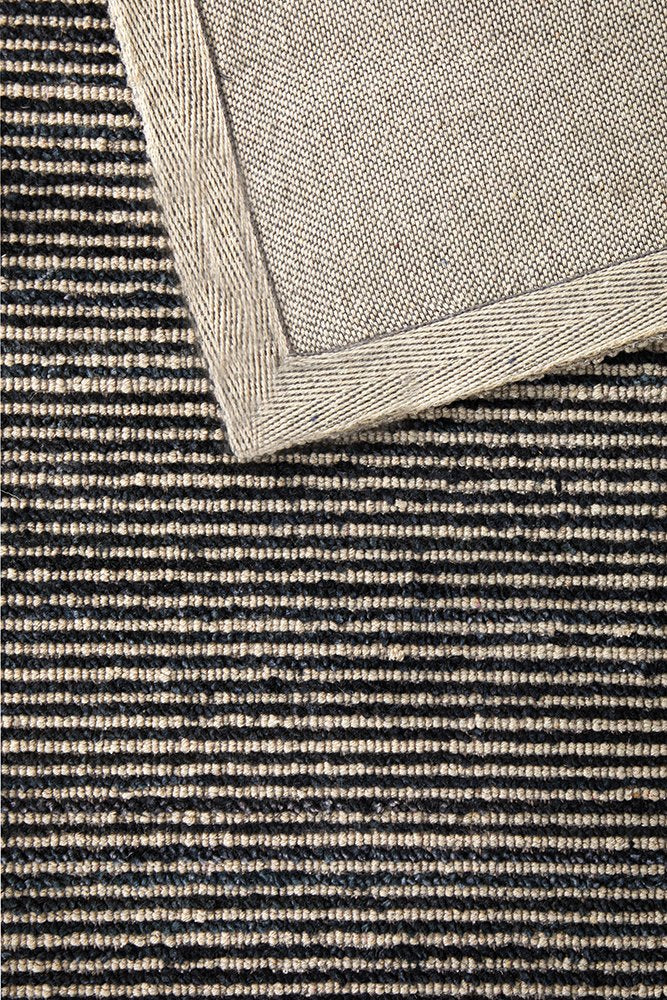 Kiya  Hand Loomed Black Rug