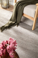 Kiya  Hand Loomed Stone Rug