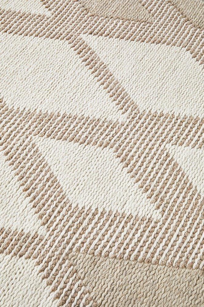 Hand Woven Wool - Cotton Shelly Rug