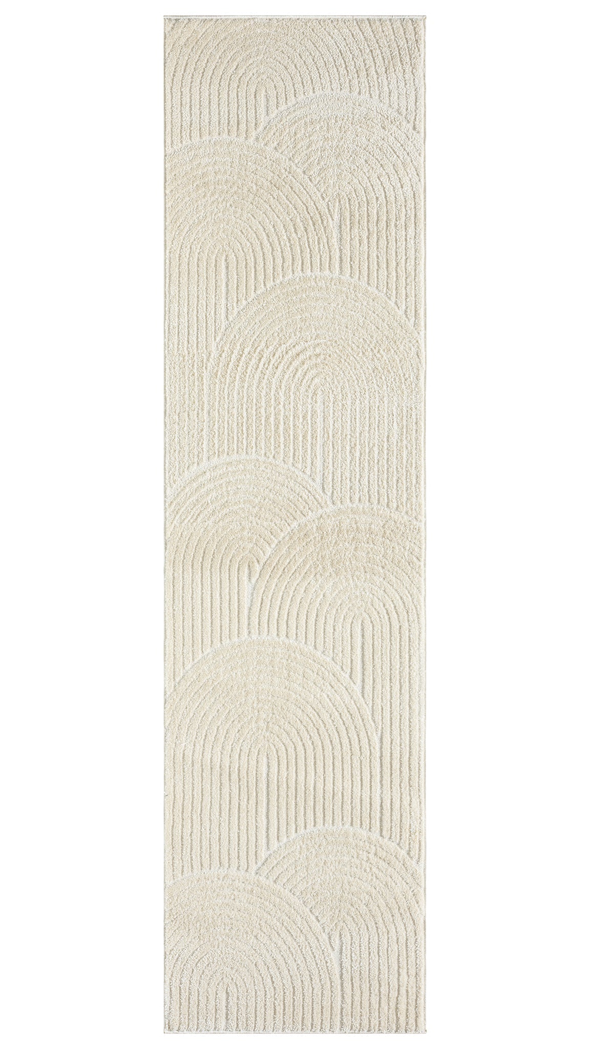 Textured white wall panel with geometric pattern on a white background