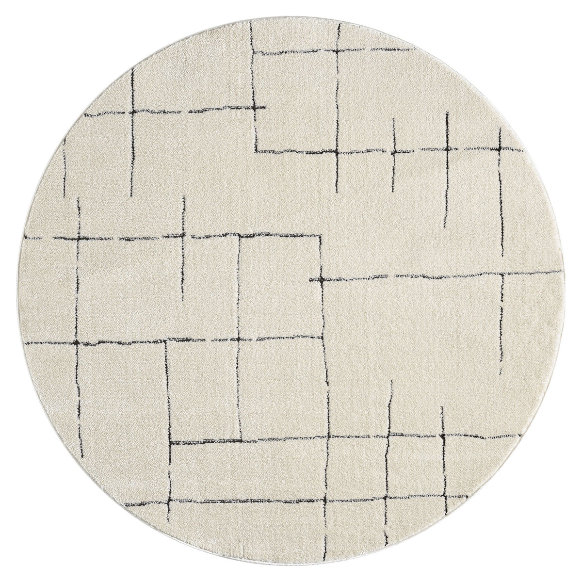 Tranquil Weave 670 Vanilla Round