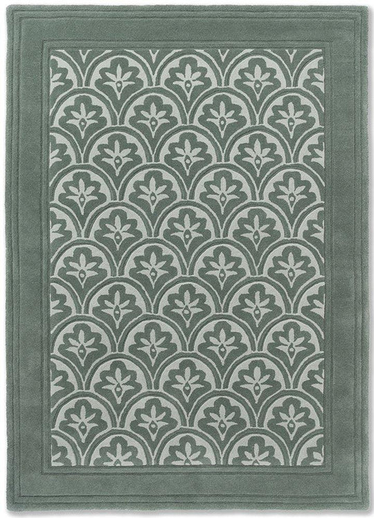 LAURA ASHLEY CATARINA FERN 080807 WOOL RUG