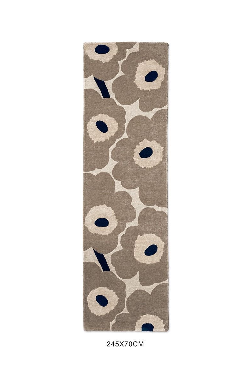 Marimekko Unikko Greige 132401 Runner Rug