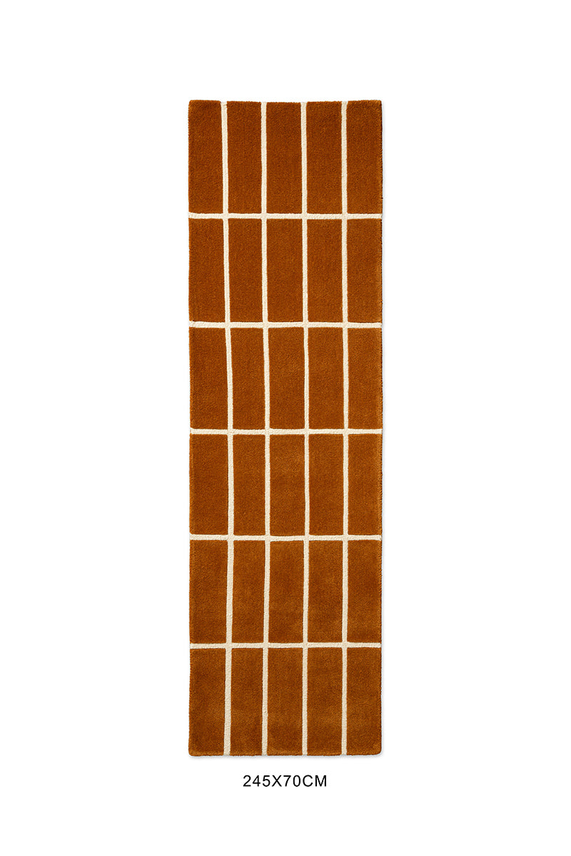 Marimekko Tiiliskivi Brown 132905 Runner Rug