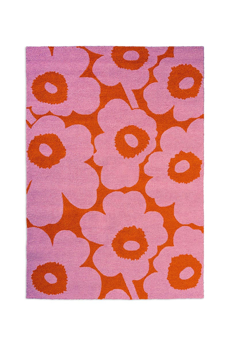 Marimekko Unikko Pink Orange Outdoor 434302 Rug