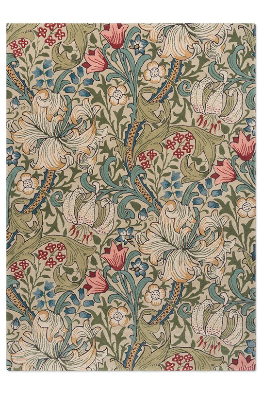 MORRIS & CO GOLDEN LILY GREEN - RED 130107
