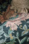 MORRIS & CO HONEYSUCKLE & TULIP TEAL 130407