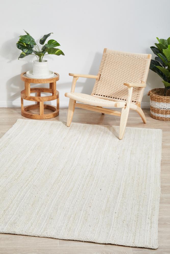 Mumbai White Rug 320X230 CM