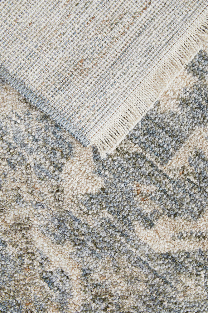 Tabriz Alvin Blue Runner Rug