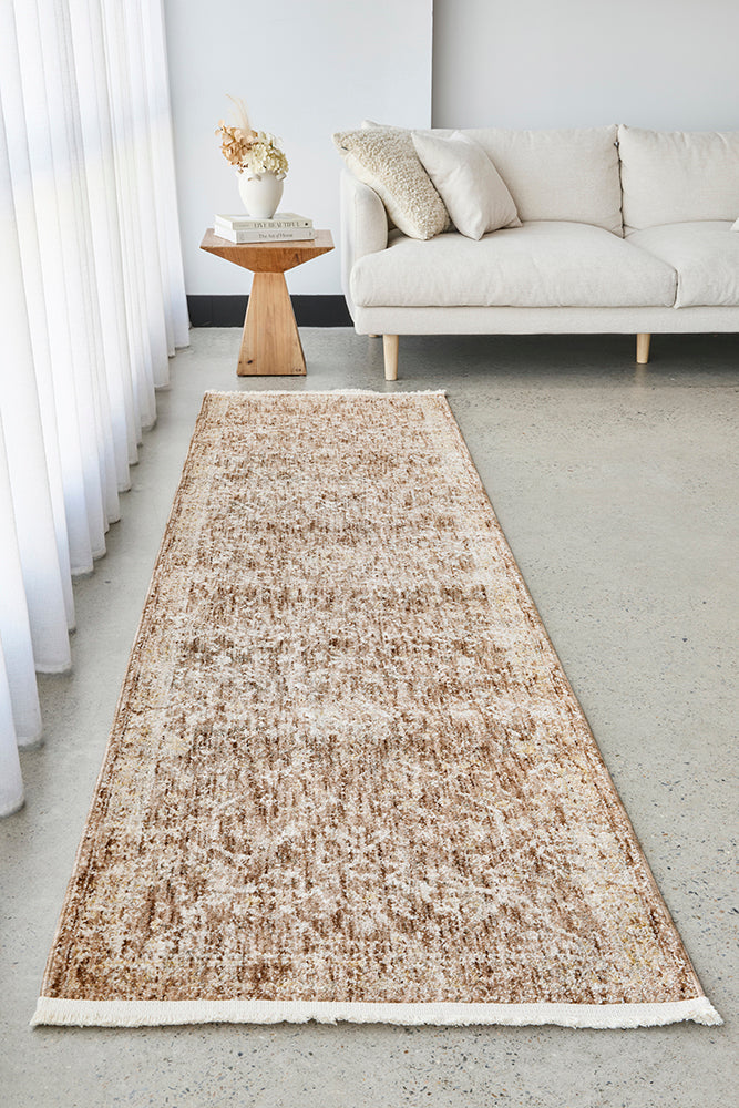 Tabriz Alvin Clay Runner Rug