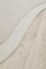Asymmetrical Dove 100% Wool Rug