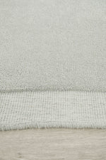 Asymmetrical Dove 100% Wool Rug