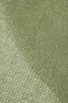 Asymmetrical Moss 100% NZ Wool Rug
