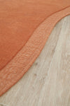 Asymmetrical Spice 100% NZ Wool Rug