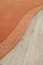 Asymmetrical Spice 100% NZ Wool Rug