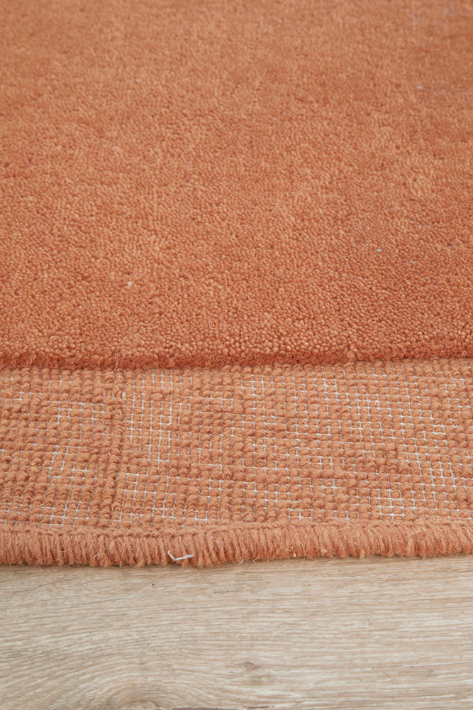 Asymmetrical Spice 100% NZ Wool Rug
