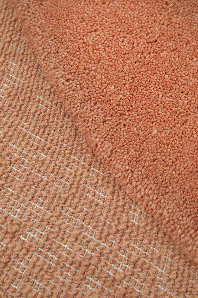 Asymmetrical Spice 100% NZ Wool Rug