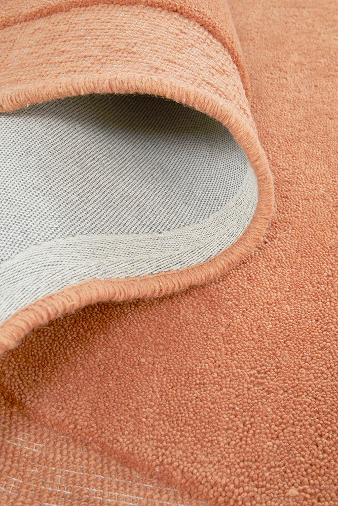 Asymmetrical Spice 100% NZ Wool Rug
