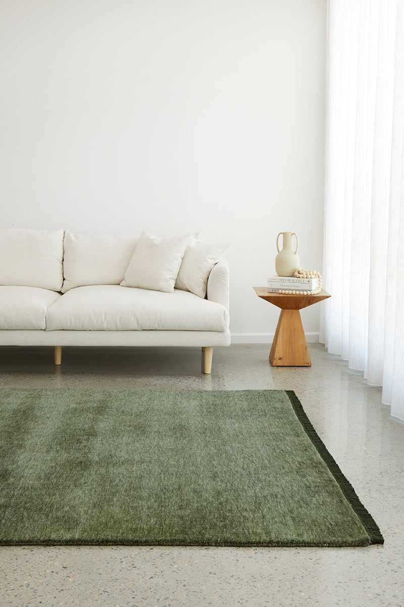 Refined Loom Kinship Forest Green Rug